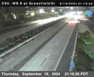 WB 8 at Greenfield Street