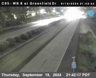 WB 8 at Greenfield Street