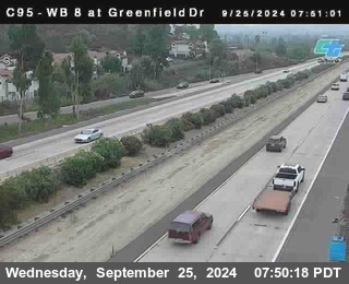 WB 8 at Greenfield Street