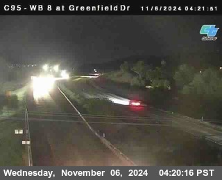 WB 8 at Greenfield Street