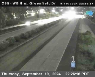 WB 8 at Greenfield Street