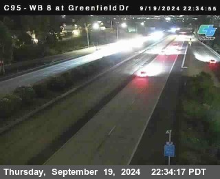 WB 8 at Greenfield Street