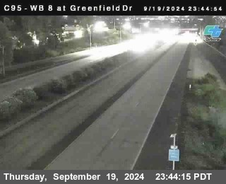 WB 8 at Greenfield Street