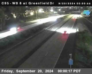 WB 8 at Greenfield Street