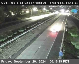 WB 8 at Greenfield Street