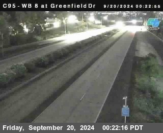 WB 8 at Greenfield Street