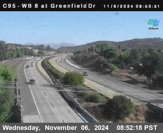 WB 8 at Greenfield Street