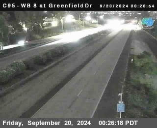 WB 8 at Greenfield Street