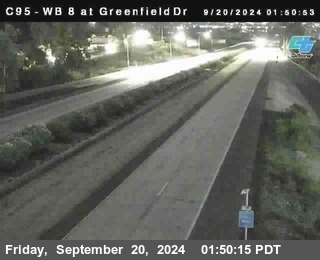 WB 8 at Greenfield Street