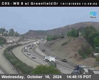 WB 8 at Greenfield Street