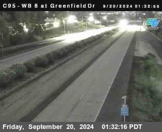 WB 8 at Greenfield Street