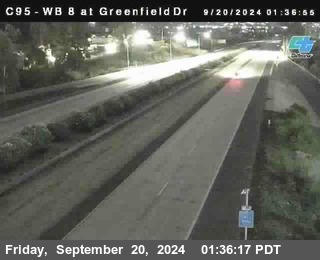 WB 8 at Greenfield Street