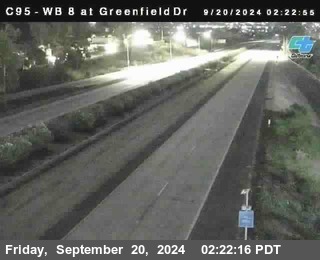 WB 8 at Greenfield Street