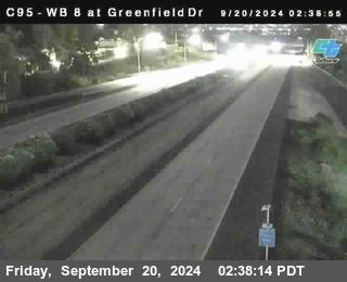 WB 8 at Greenfield Street