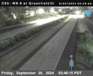 WB 8 at Greenfield Street