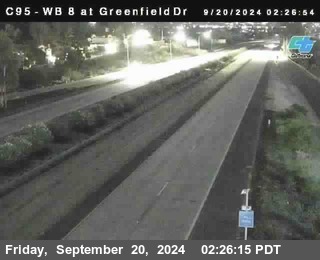 WB 8 at Greenfield Street