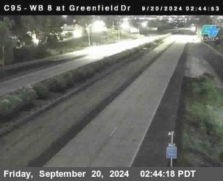 WB 8 at Greenfield Street