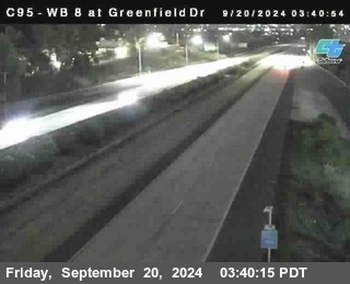 WB 8 at Greenfield Street