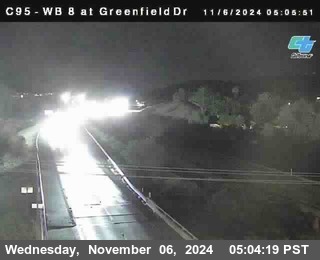 WB 8 at Greenfield Street