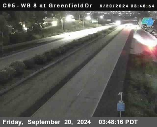 WB 8 at Greenfield Street