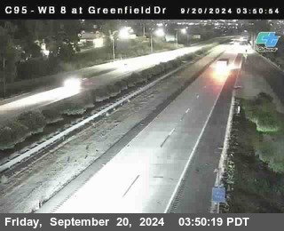 WB 8 at Greenfield Street