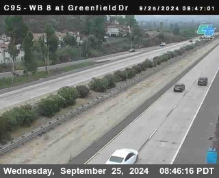 WB 8 at Greenfield Street