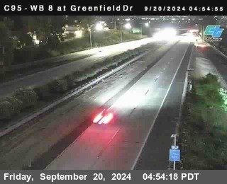 WB 8 at Greenfield Street