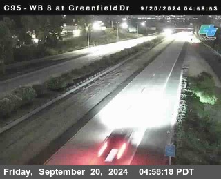 WB 8 at Greenfield Street