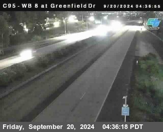 WB 8 at Greenfield Street