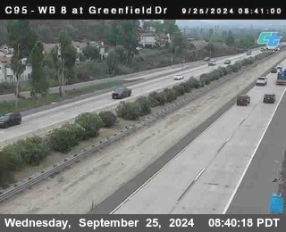 WB 8 at Greenfield Street