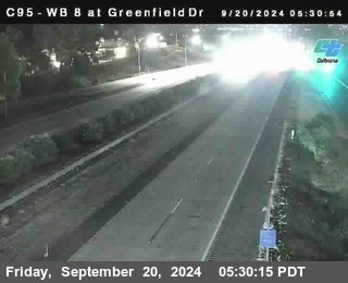 WB 8 at Greenfield Street