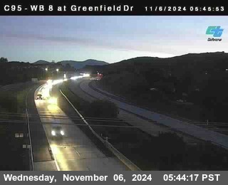 WB 8 at Greenfield Street