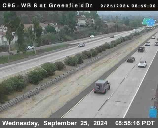 WB 8 at Greenfield Street