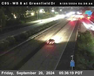 WB 8 at Greenfield Street