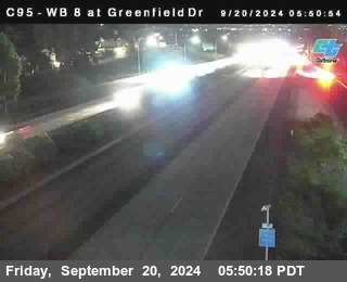 WB 8 at Greenfield Street