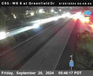 WB 8 at Greenfield Street