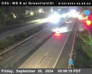 WB 8 at Greenfield Street