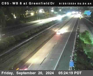 WB 8 at Greenfield Street