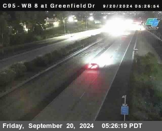 WB 8 at Greenfield Street