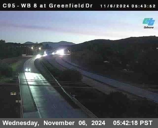 WB 8 at Greenfield Street