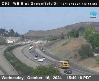 WB 8 at Greenfield Street