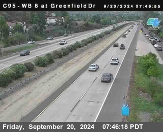 WB 8 at Greenfield Street