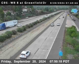 WB 8 at Greenfield Street