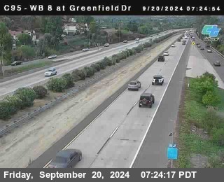 WB 8 at Greenfield Street