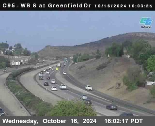 WB 8 at Greenfield Street