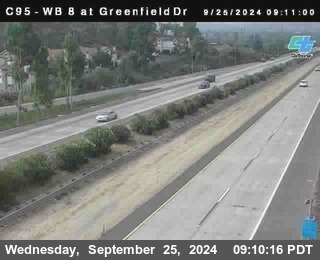 WB 8 at Greenfield Street