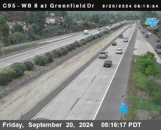 WB 8 at Greenfield Street