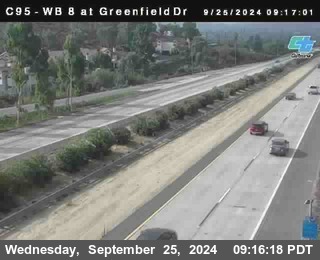 WB 8 at Greenfield Street