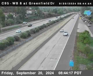 WB 8 at Greenfield Street