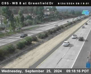 WB 8 at Greenfield Street